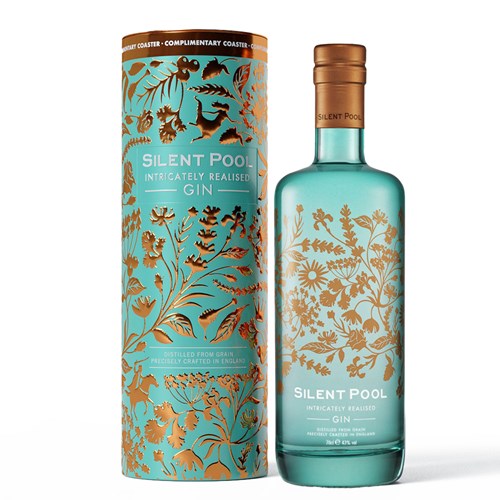 Silent Pool Gin – Handcrafted English Gin with 24 Botanicals 70cl